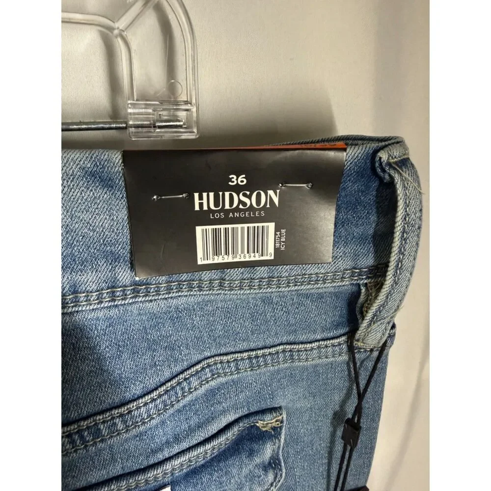 Hudson Los Angeles Women’s Mid-Rise Slim Straight Jeans Size 16